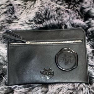 KVD Monogrammed Vegan Leather Makeup Bag & Compact Mirror